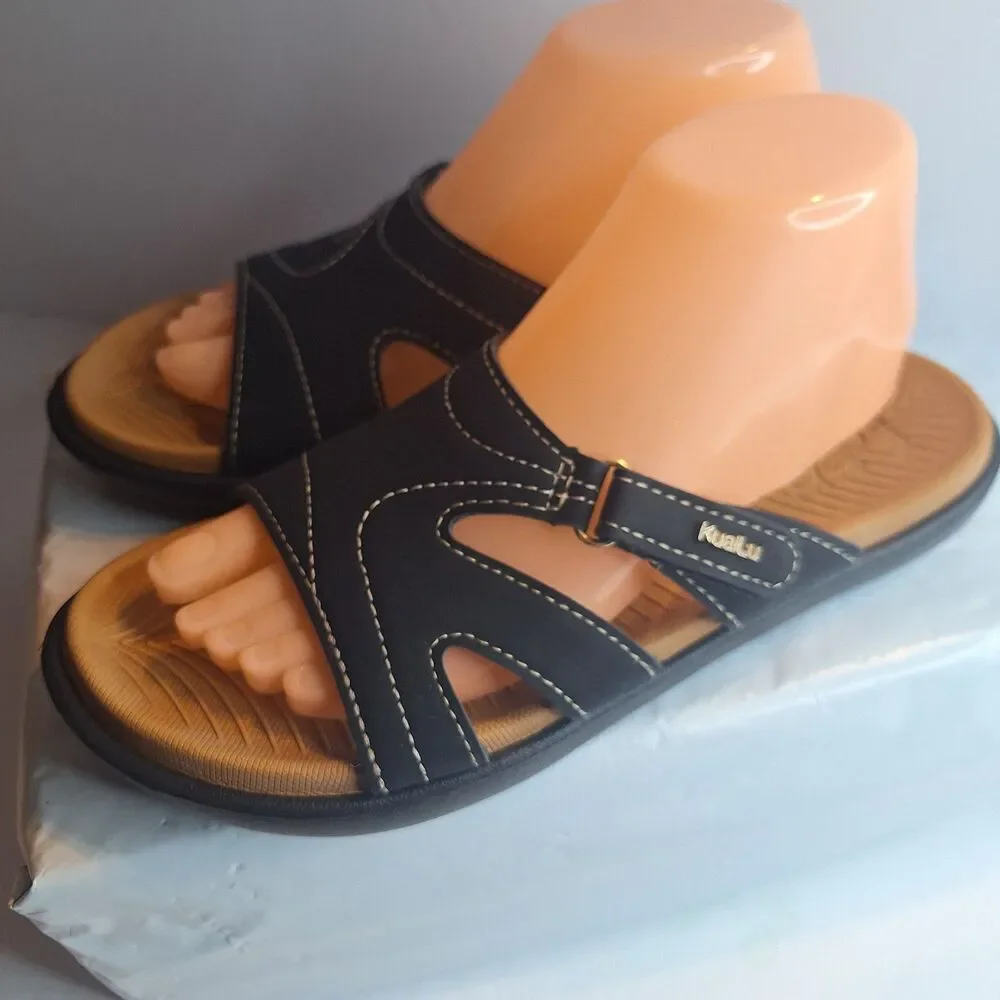 New Kuailu Orthotic Athletic Yoga Mat Memory Foam Women's Sandals.  Size 8.5